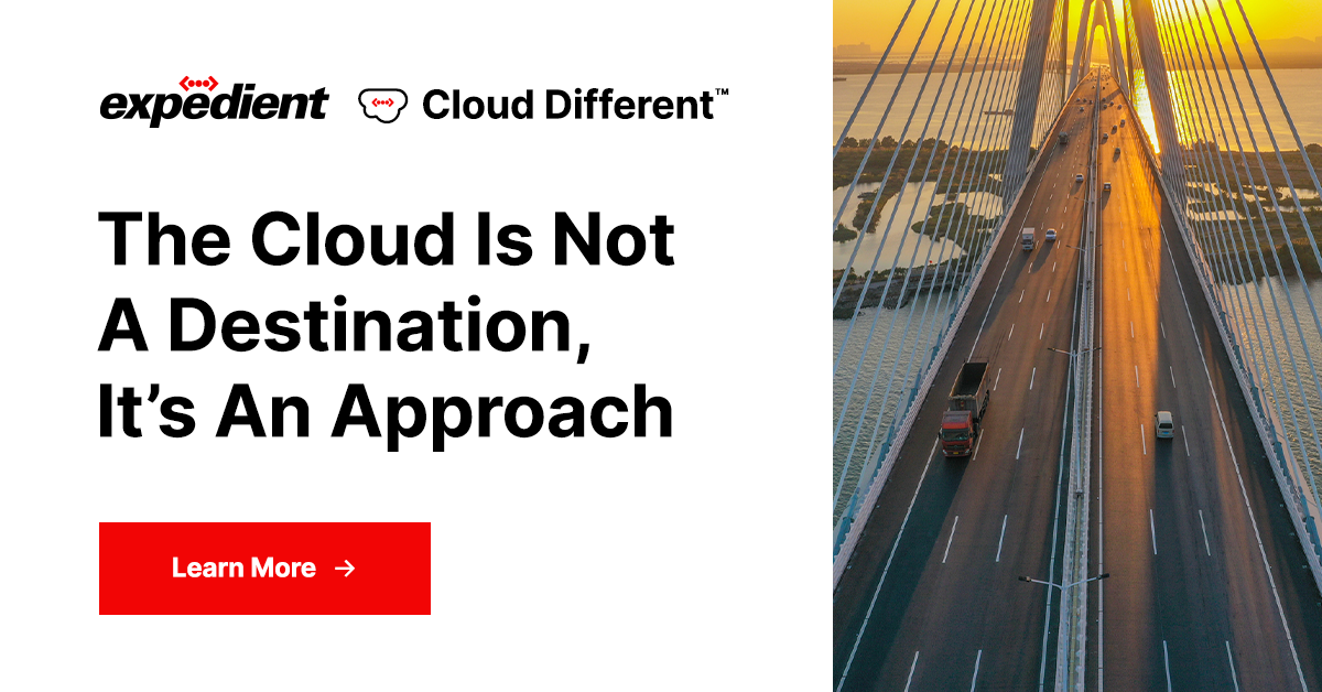 The Cloud Is Not A Destination, It’s An Approach 